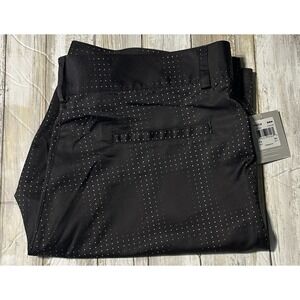 Page & Tuttle Women's Golf  Shorts Size‎ 12 Black Dot 9" Inseam NWT